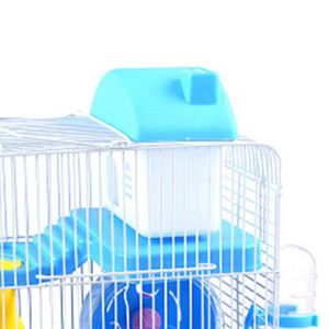 Cage pour hamster - SURENHAP - Modèle à 2 niveaux - Conception amovible - Bonne ventilation - Facile à assembler