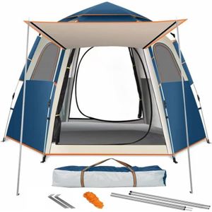 TENTE DE CAMPING Tente De Camping 4 Personnes, Automatique Tente Po