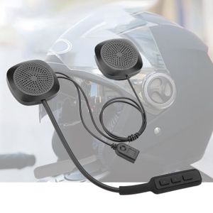 CASQUE - ÉCOUTEURS Écouteurs pour Casque de moto Bluetooth Réponse te