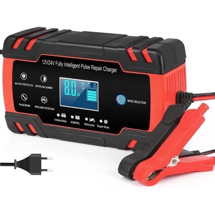 Chargeur maintien de charge voiture, camping car, tracteur tondeuse, moto -  Batterie Multi Services