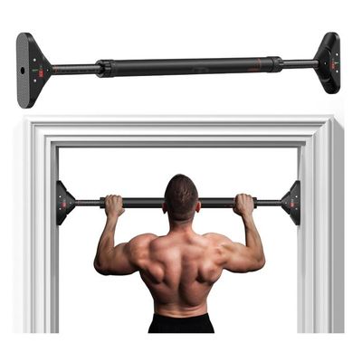 Barre De Traction Porte 72-95cm - Sans Perçage, Résistance 200kg, Mousse Antidérapante, Pour Pompes Abdominaux Dips, Fitness à Domicile