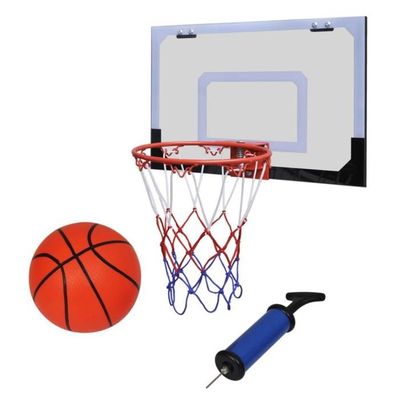 Einfeben Mini Panier de basket ball avec ballon et pompe à air se place sur  la porte sans perçage mural Anneau de Basketball - Cdiscount Sport