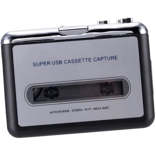 Reshow Lecteur Cassettes Portable + Convertisseur MP3 – Numérisation Vers PC/Mac – Écouteurs Inclus – Idéal Nostalgie & Sauvegarde
