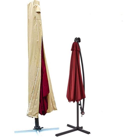 Housse De Protection Imperméable Pour Chauffage De Terrasse - Tissu Oxford 600D, Fermeture éclair, Dimensions 241 X 86,36 X 47 Cm - 12