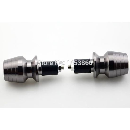 2pcs Poignées De Guidon Poignée Moto 22MM 7/8" En Caoutchouc Anti