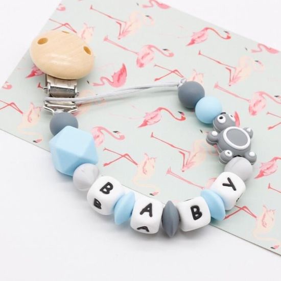 Lot De 8 Chaînes De Dentition En Silicone Pour Enfants - Pendentif à Mâcher, Jouet Sensoriel Autisme, Bébé, Garçons Et Filles