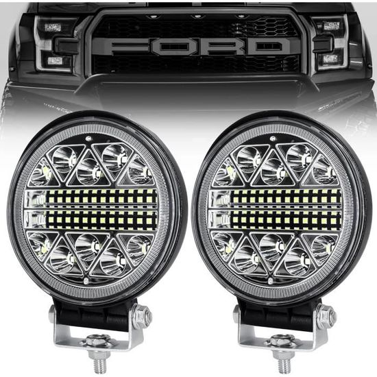 Phare de Proue 2 Pièce LED Haut Puissance Rumpflicht Projecteur