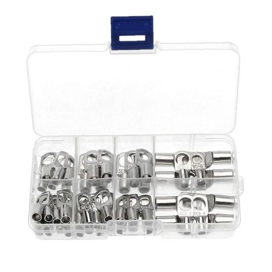 Terminaux De Batterie En Cuivre Et Laiton - Pour Câbles 6mm Et 8mm - Connexion Haute Conductivité Pour Auto, Moto