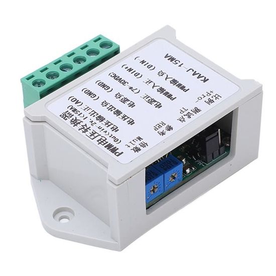 Module Convertisseur PWM Vers Tension 0-10V - Convertisseur Analogique Numérique 1-3kHz Pour PLC Et Carte Industrielle