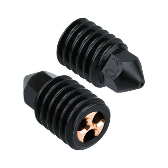 Tête D'impression Pour Bambu Lab A1/A1 Mini - Buse Acier Trempé 0.2mm + 2 Buses 0.4mm - Amélioration Précision - 6