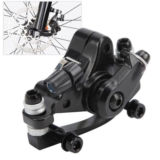 Freins Disque Vélo Frein Disque Vélo Hydraulique - Étrier Alliage Aluminium 2 Pistons 17mm Noir Frein Double Piston