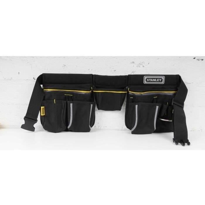 Stanley Porte-Outils En Cuir Qualité SupéRieure 4 Poches Accroche SpéCiale MèTre