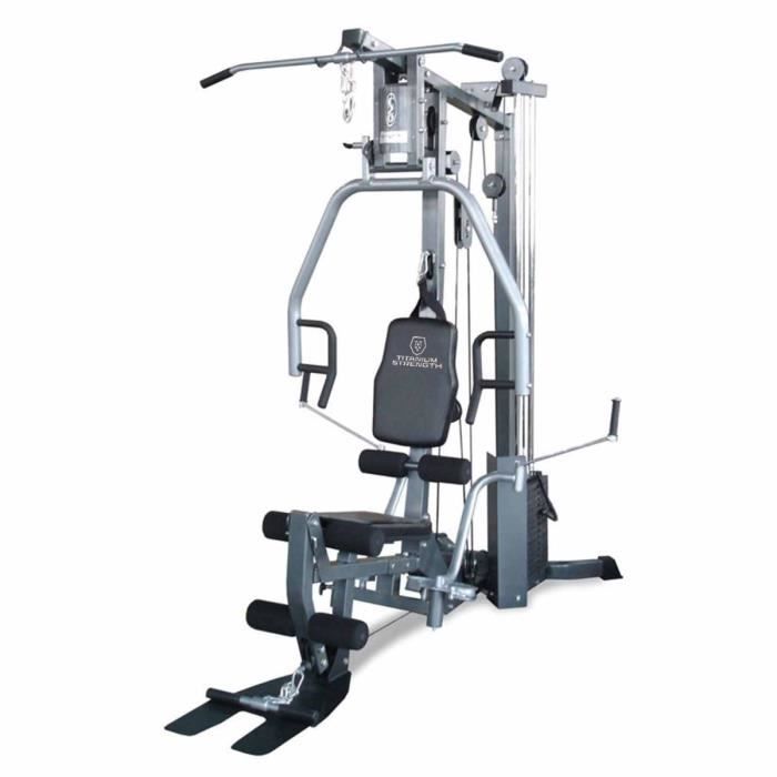 Multi-Gym + Leg Press (Optionnel) Titanium Strength - banc de musculation