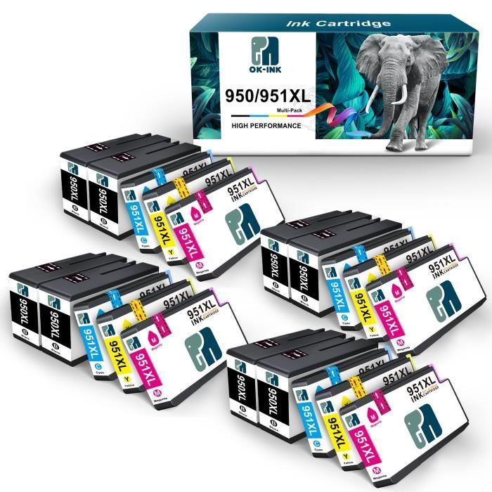 5x Replacement Ink Cartridges For HP 950XL 951XL OfficeJet Pro 8610 8620 8630 8615 E All In One - Foto 8