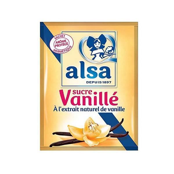 Sucre vanillé 10 x 12 sachets Alsa