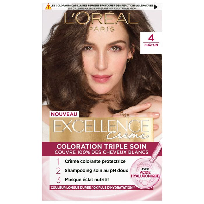 L'OREAL PARIS Excellence Coloration - 4.N Châtain