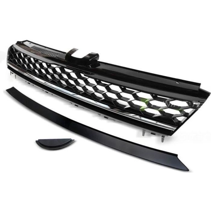 Grille de calandre VW Golf 7 13-17 look R noir chrome