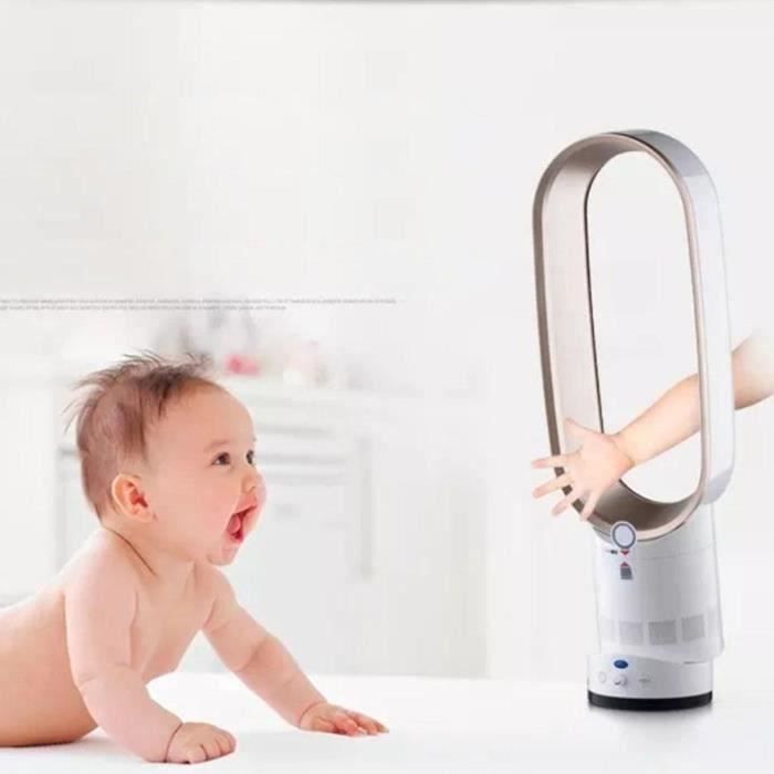 Ventilateur de 16 pouces sans pale ventilateur au sol ultra silencieux sans pales ventilateur électrique silencieux D'or