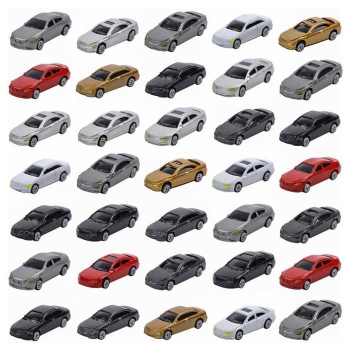 50 pcs sable Table modèle de voiture 1:75 de Mini Simulation automatique VEHICULE A CONSTRUIRE - ENGIN TERRESTRE A CONSTRUIRE
