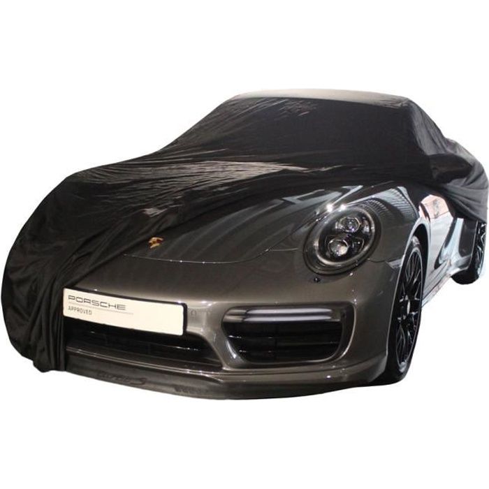 PORSCHE 911 TURBO S BÂCHE DE PROTECTION EXTÉRIEUR NOIR HOUSSE DE VOITURE