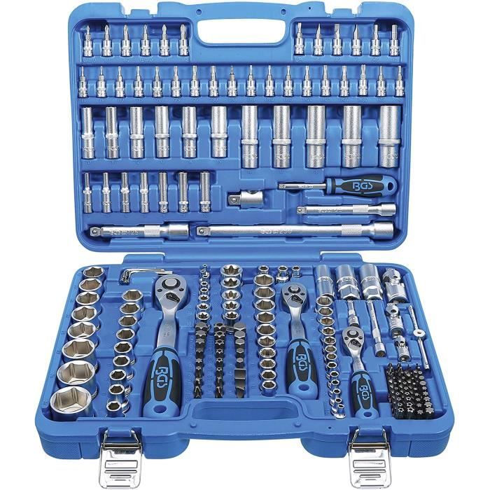 BGS 2243 - Coffret de douilles six pans - 6,3 mm (1-4-) - 10 mm (3-8-) - 12,5 mm (1-2-) - 192 pièces 43