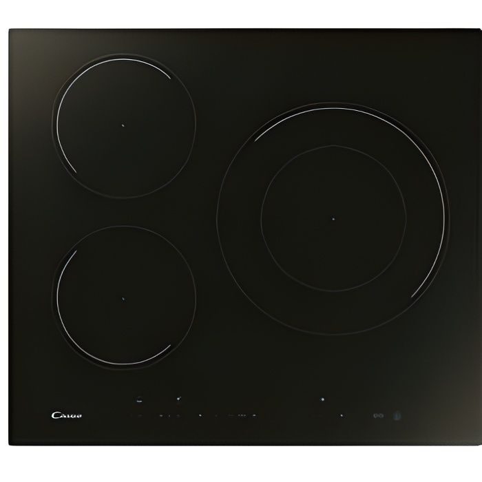 Plaque à Induction Candy CID633DC 60 cm 7100W (3 zones de cuisson)