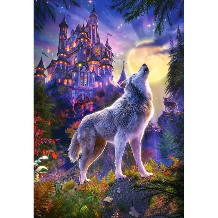 Castorland Wolf Castle, Jigsaw puzzle, Fantaisie, Enfants et adultes, Loup, Garçon-Fille, 9 année(s)