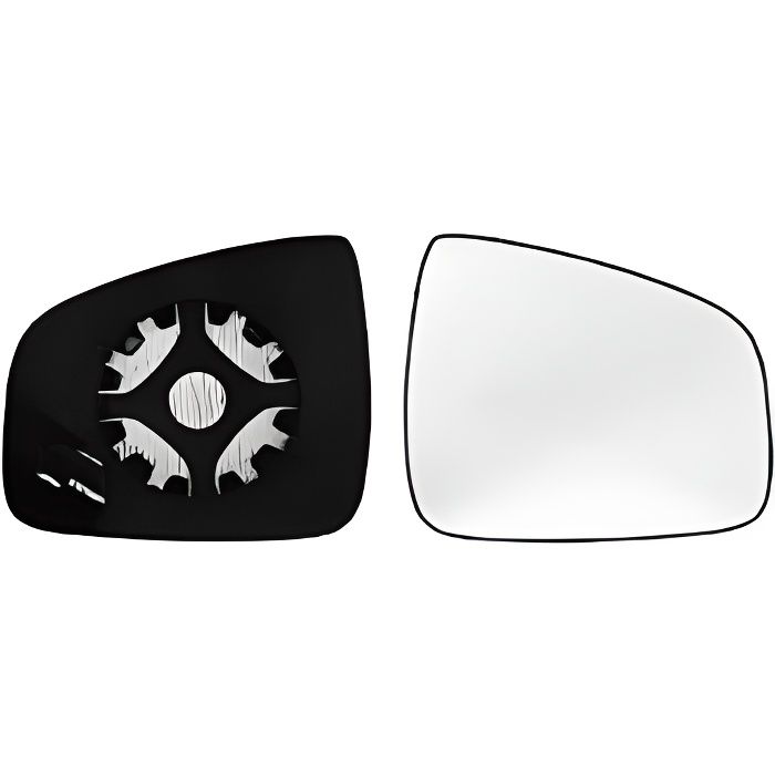 Miroir Glace rétroviseur droit pour DACIA LOGAN I MCV phase 2, 2008-2013, à clipser, Neuf.