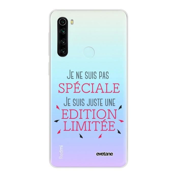 Coque Xiaomi Redmi Note 8 T 360 intégrale transparente Spéciale édition limitée Ecriture Tendance Design Evetane