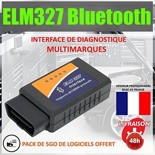 Mister Diagnostic® ★ ELM327 BLUETOOTH ★ Valise outil diagnostic multimarques - Scanner automobile