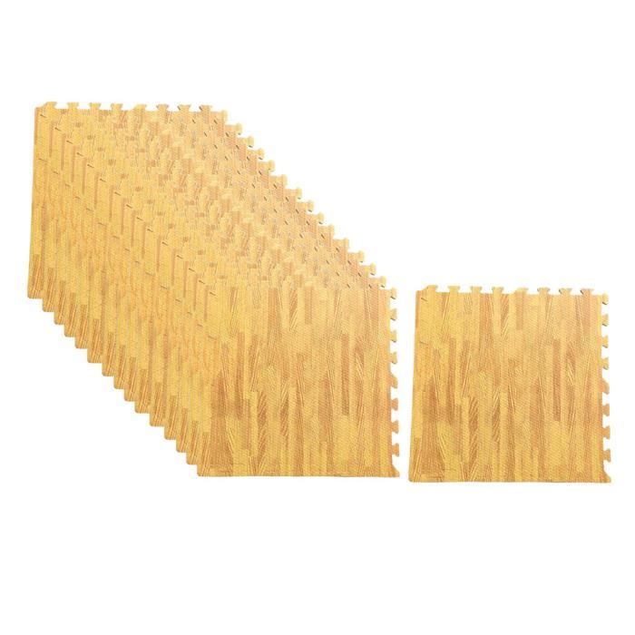 Tapis d'exercice en mousse, tapis de sol de gymnastique, carreaux de sol EVA à emboîtement, coussin en mousse Lumière