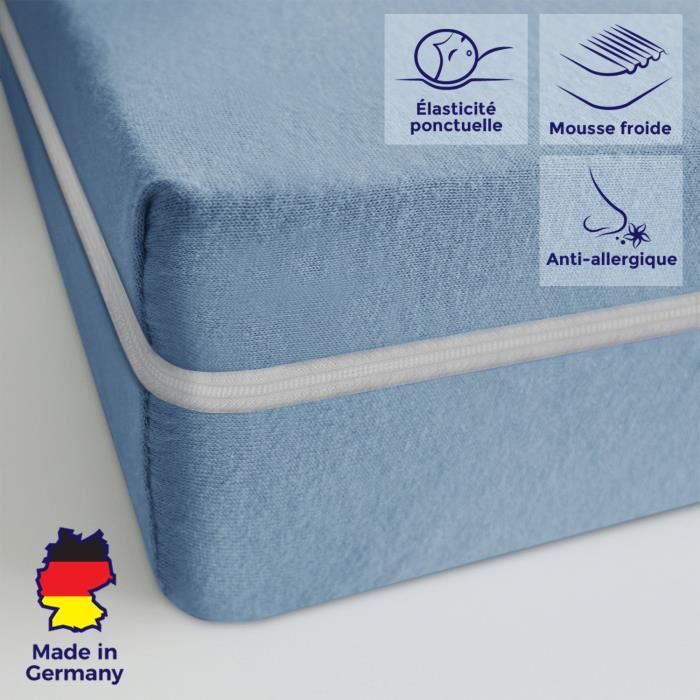 Matelas bébé 70x140cm matelas ferme confortable housse lavable pas cher anti-acarien matelas sommeil réparateur épaisseur 11 cm