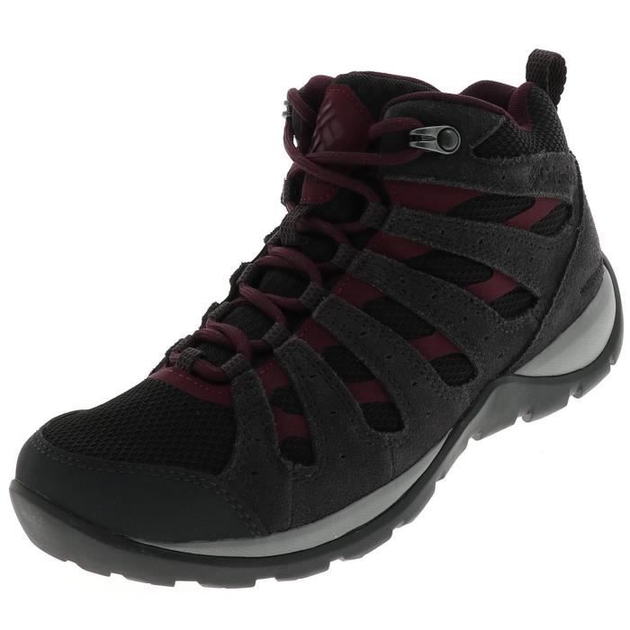 Chaussures marche randonnées Redmond mid wp black l - Columbia