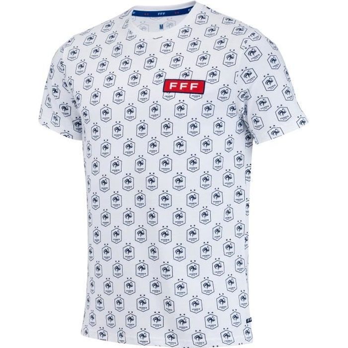 T-shirt FFF - Collection officielle Equipe de France de Football - Taille Homme S