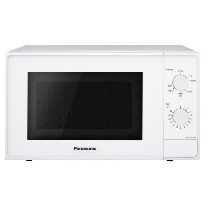 PANASONIC - NNK10JWMEPG - Four micro ondes - Gril - 20 litres - 800 watts - Blanc