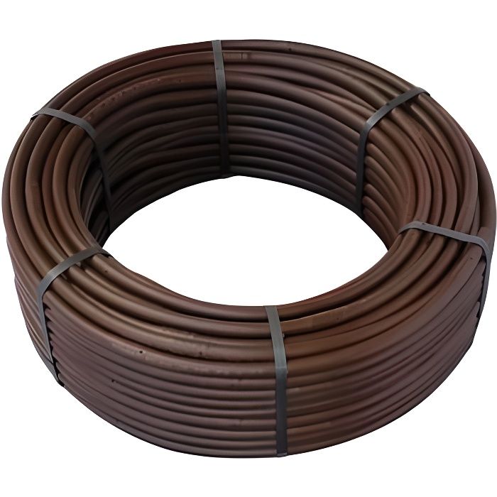 Tuyau à goutteurs incorporés (2 l/h - 33 cm) D. 13/16 mm, long. 25 m - PRA/MIR.0090 - Ribiland
