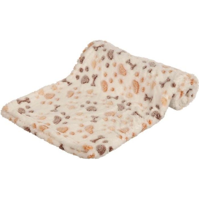 TRIXIE Couverture Lingo - 100x75 cm - Blanc et beige - Pour chien