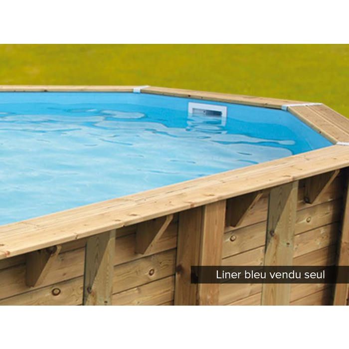 Liner seul pour piscine bois Azura 3,00 x 4,90 x 1,20 m Bleu