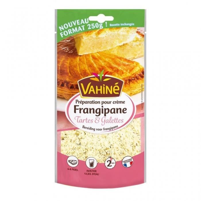 Vahiné Préparation pour Crème Frangipane Tartes & Galettes 250g (lot de 3)