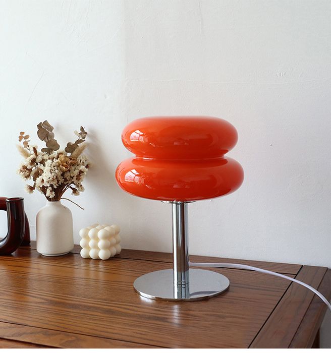 lampe de chevet Lampe de table en verre macaron gradation trichromatique lampes de salon protection des yeux veilleuse