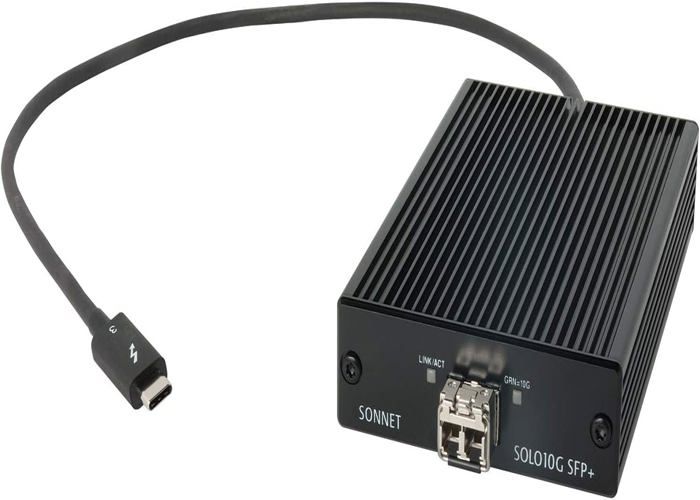 Carte réseau Sonnet SOLO10G SFP T3 10 GbE Fibre optique Thunderbolt 3 - vue 2