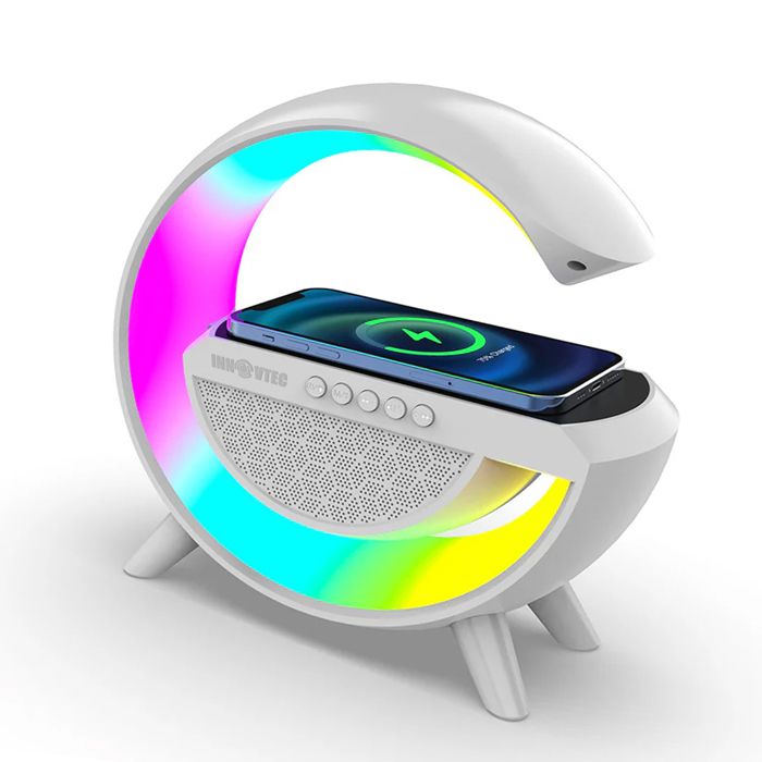 Enceinte Bluetooth Portable Avec Lumières LED – 15h D'autonomie, IPX7, Basses Puissantes, Bluetooth 5.4 - 12