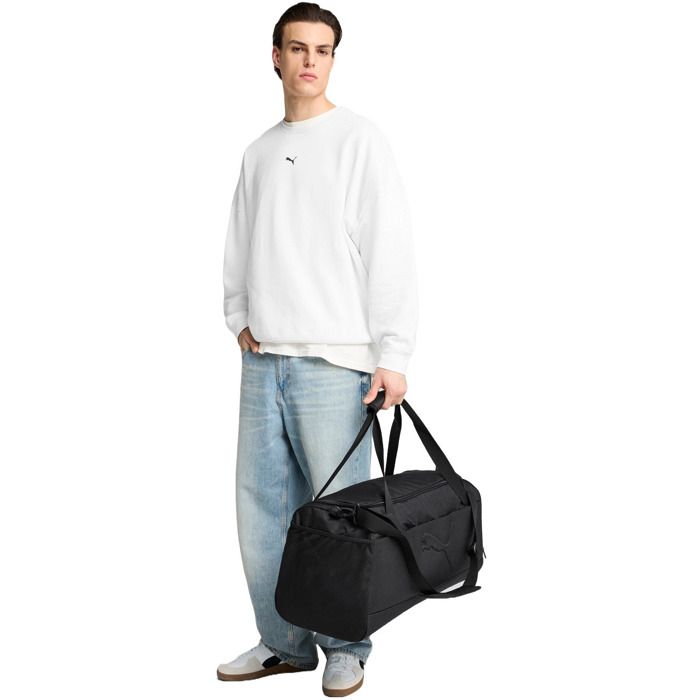 PUMA Sac de sport noir pour femme et homme Buzz Sports Bag M