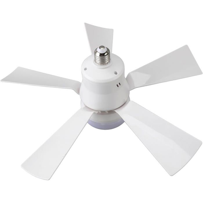 Ventilateur de Plafond à Douille Ventilateurs de Plafond avec Lumières et Télécommande 3 Vitesses de Vent Petit Ventilateur