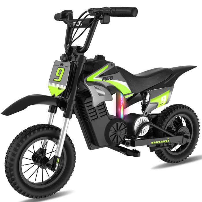RCB  Moto &Eacute;lectrique Pour Enfants 4+ Ans - Vitesse 25 Km/h - 350w - Batterie 36v/5.2ah - Bleu
