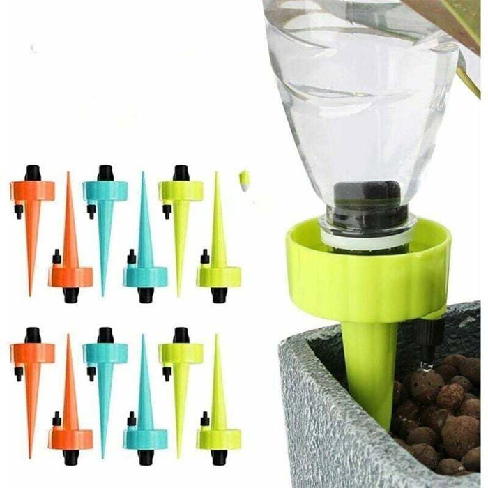 Kit D'Irrigation Goutte à Goutte 24 Pièces | Arrosage Automatique Plantes | Débit Réglable | Intérieur/Extérieur