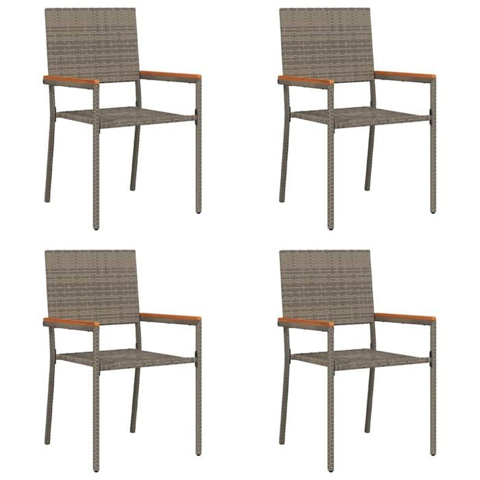 vidaXL Chaises de jardin 4 pcs - vue 6
