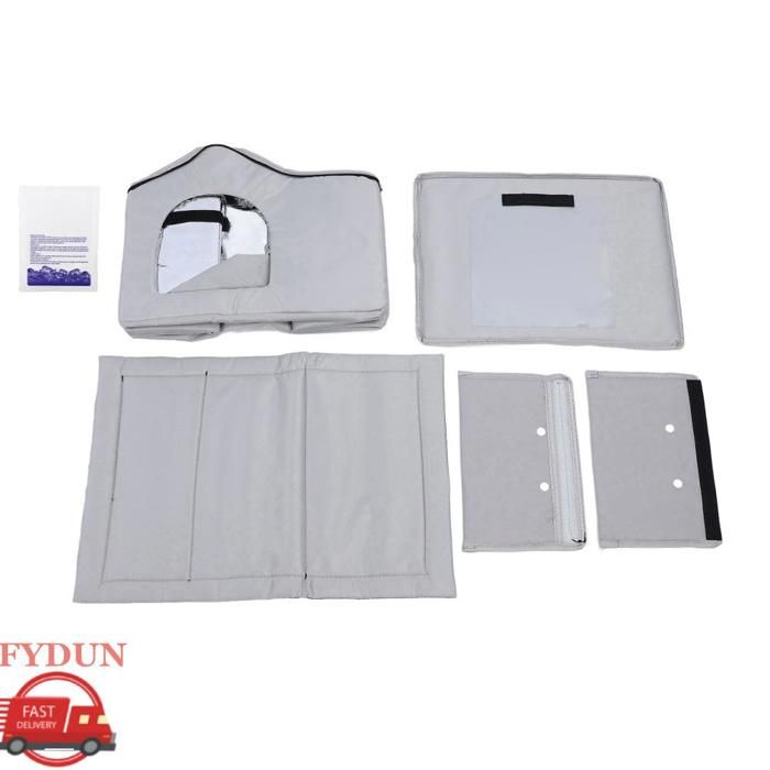 Maison Pour Chat D'extérieur Avec Plancher Surélevé - Tissu Oxford Isolant - Tailles M (45x35x34 Cm) Et L - 10