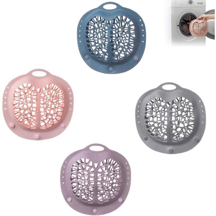 Lot de 4 sacs de lavage en silicone pour soutiens-gorge protecteur pour machine à laver 21x21x65 cm
