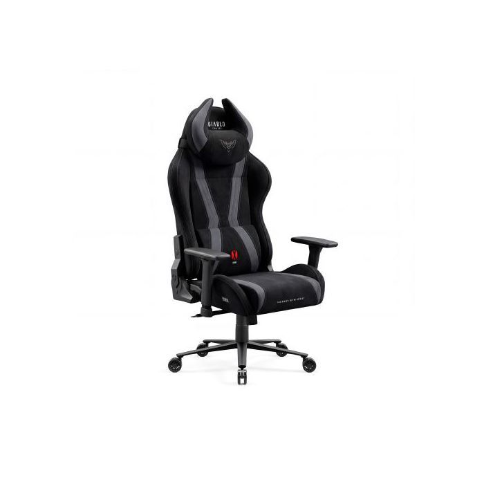 Fauteuil gaming en tissu noir Diablo X-Horn 2.0 Burned Black Normal